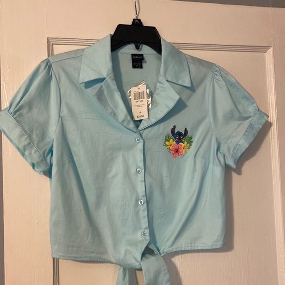 Hot Topic Tops - Stitch Crop Top SZ L (New with Defects)
